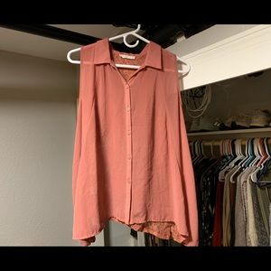 Rustic pink tank top